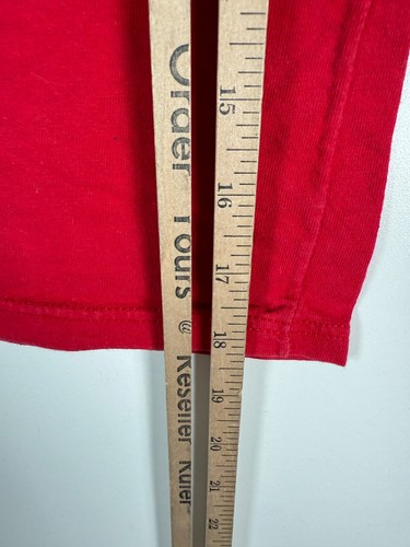 Vtg Levis Kids Boys Crewneck Graphic Tee Short Sleeve T Shirt Red Sz 6 14x18 - Picture 6 of 7
