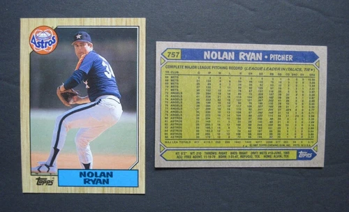 NOLAN RYAN CARDS Your Pick TOPPS Fleer Donruss Leaf 1981 1982 1983 1985 to 2021