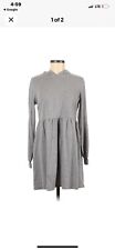 Bebop Women Gray Casual Hooded Dress Size Medium NWT