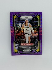 2024 Panini Prizm Monopoly WNBA Chennedy Carter 52 PURPLE WAVE PRIZM