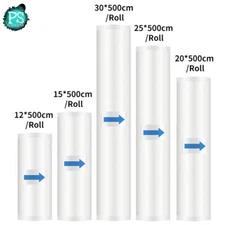 Vacuum Sealer Bags Embossed Food Kitchen Storage Saver Seal Packaging Rolls