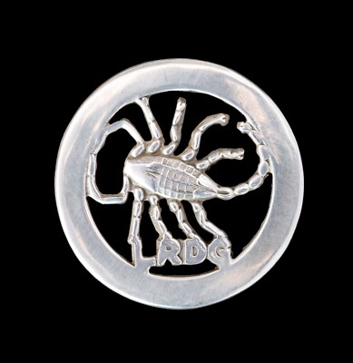 Long Range Desert Group Cap Badge Hallmarked Silver