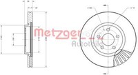 Metzger 2X Bremsscheibe Vorne Ø280 Mm InnenbelüFtet FüR Chrysler PT Cruiser Pt_