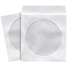 Maxell 190133 - CD402 CD/DVD Storage Sleeves (100 pk; White)