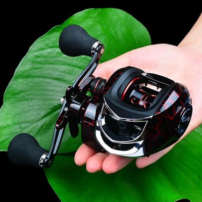 18+1BB Dual Brake System Baitcasting Reel 8KG Max Drag 7.1:1 Fishing Reel