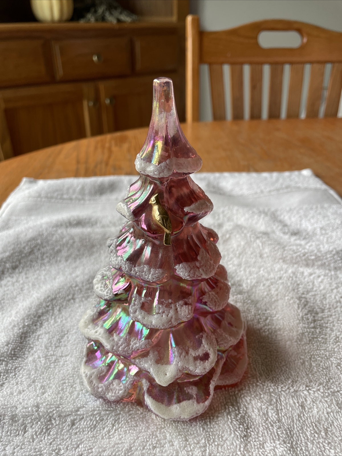 fenton art glass christmas trees eBay