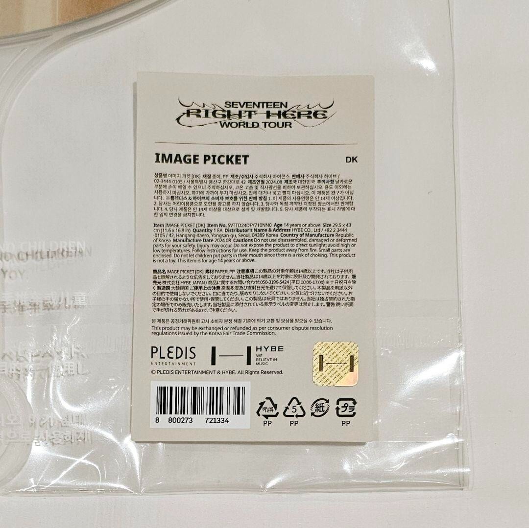 SEVENTEEN SVT DK RIGHT HERE WORLD TOUR IMAGE PICKET NEW | eBay