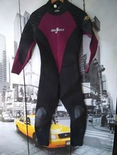 Seaquest NEOPRENE WETSUIT WOMENS SIZE 7-8 WOMANS 6.5.4 MM TITANIUM SCUBA DIVING