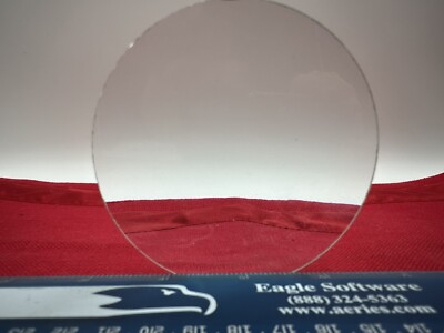 90mm Double Convex Magnifying Glass Optical Lens for DIY Magnifier Projector 1PC