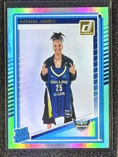 Aziaha James Rated Rookie Silver Holo - 2025 Donruss WNBA - #95 Dallas Wings