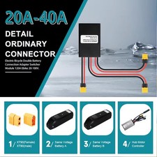 E-bike Dual Battery Discharge Converter Balanced Discharge Connection Adapter