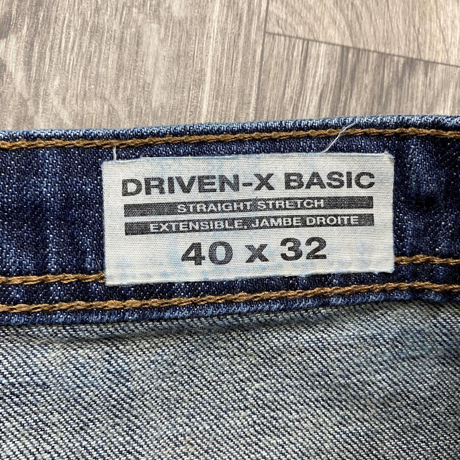 BUFFALO Driven-X Basic Straight Stretch Blue Deni… - image 8