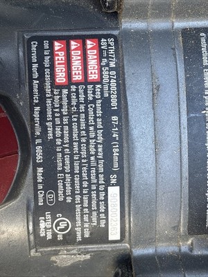 Skilsaw SPTH77M-22 TRUEHVL 7-1/4 In. Cordless Worm Drive Saw Kit