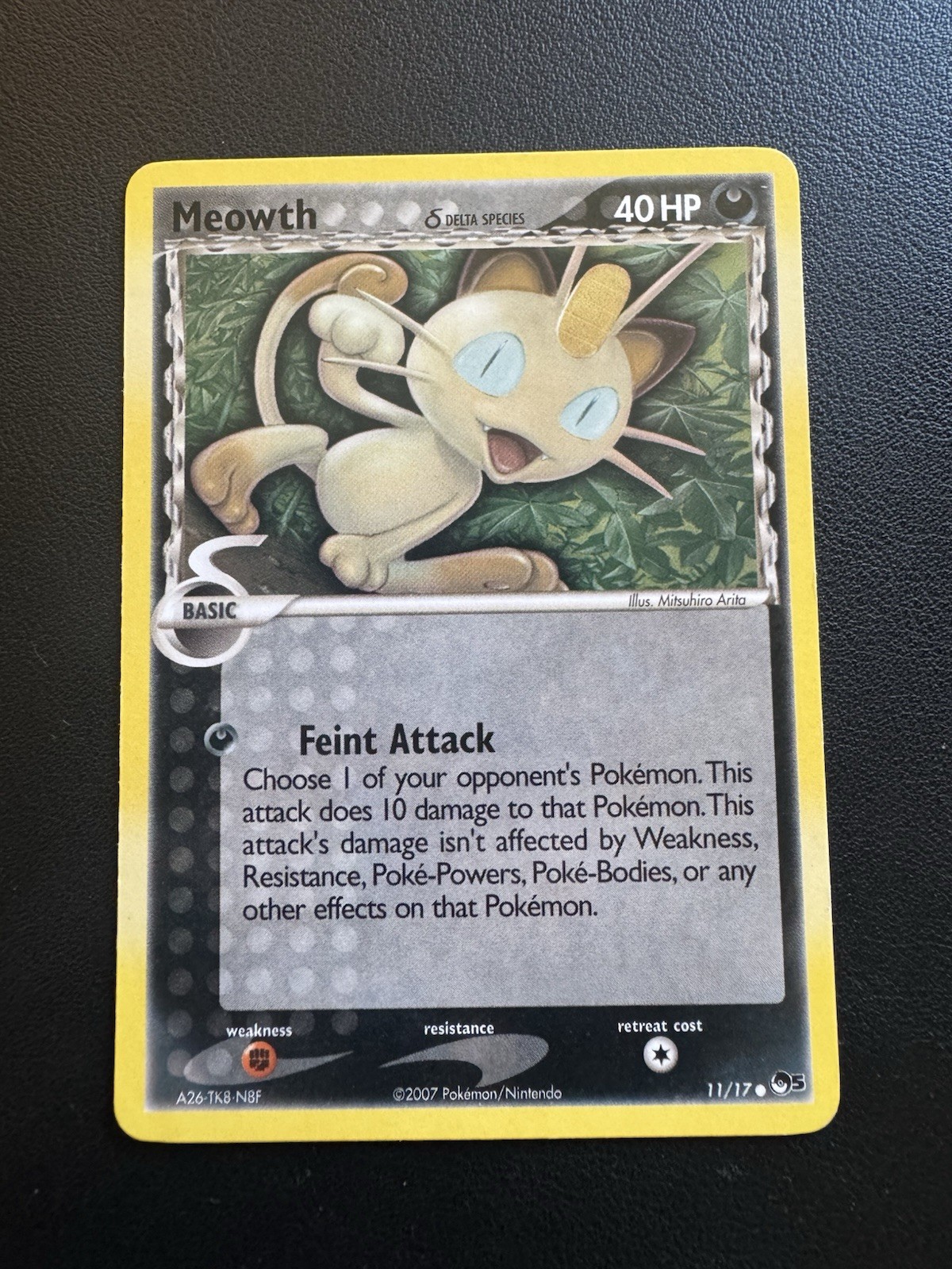 POKEMON TCG MEOWTH 11/17 POP SERIES 5 NORMAL!!