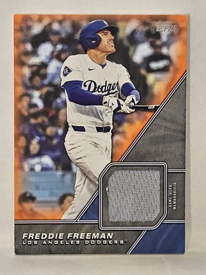 LA フリーマン　Freddie Freeman Topps 2026 LA Freddie Freeman Major League Material Orange 1/25