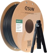 eSUN Carbon Fiber PLA Filament 1.75mm, Matte Texture 3D Printer Filament Carbon 