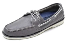 Sperry Top-Sider Leeward 2-Eye Salt Wash Red Leather Mens Boat Shoes