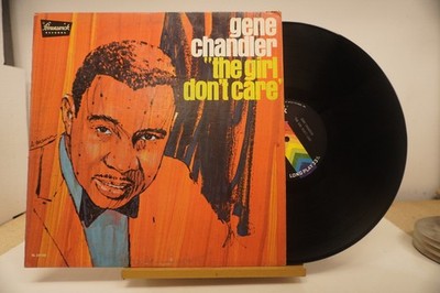 Gene Chandler Soul LP The Girl Dont Care on Brunswick