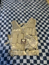 VISM Tactical Vest MEDIUM  Crossdraw Tactical Shooting Rig Vest Duty Gear GRAY