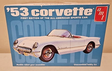 Amt 53 Corvette Kit Amt91012 Open Box Only 1 Set Of Chrome Wheels And Tires