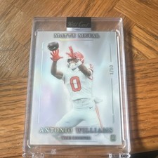 Wild Card Matte Metal Antonio Williams Serial Numbered Rookie Football Card 1/10. rookie card picture