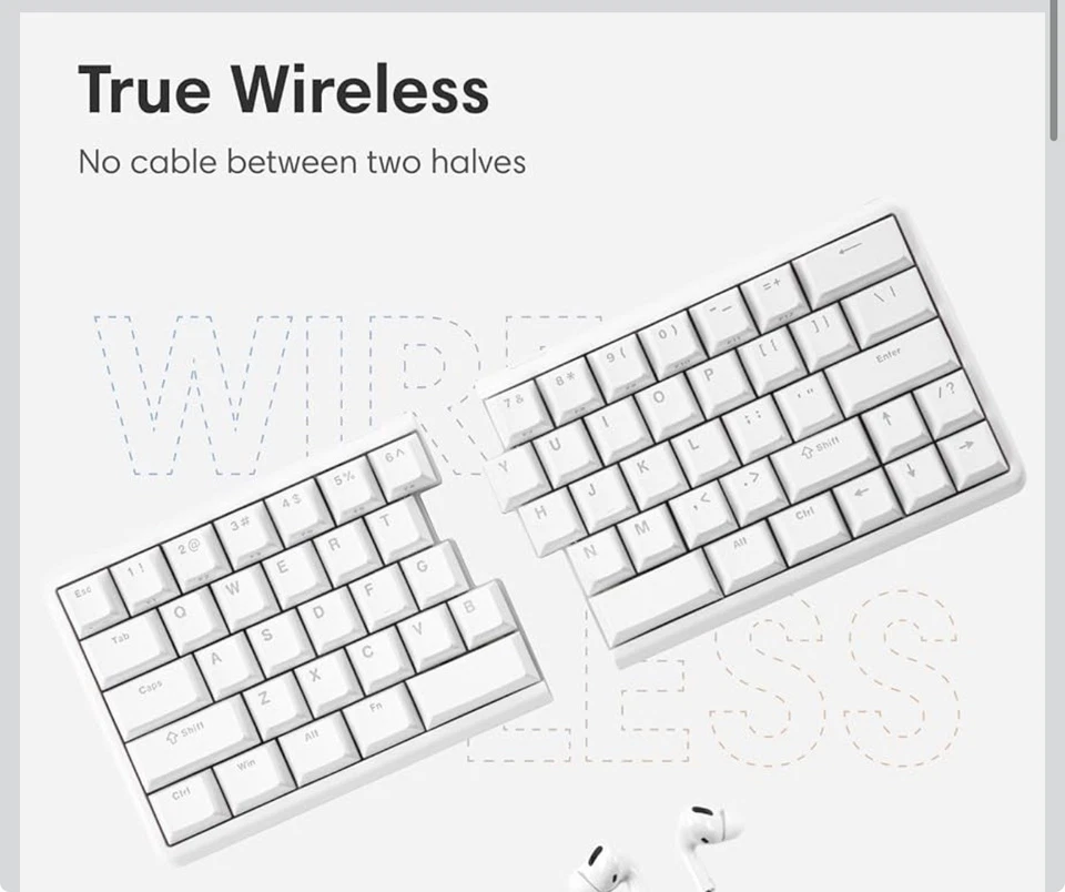 NocFree Lite Split Wireless Mechanical Keyboard - Linear - Image 3 of 4