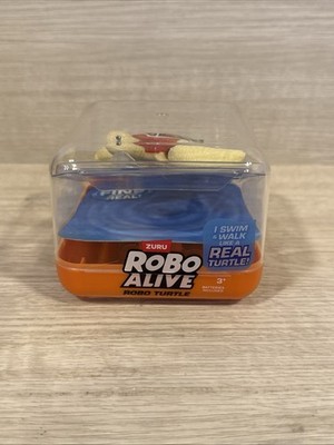 Robo Alive Schildkröte - ORANGE - realistische Schwimmbewegungen und LED-Leuchten