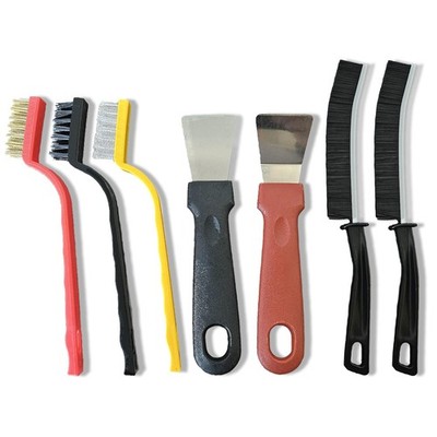 7 Pcs Multi-Purpose Crevice Cleaning Brush Tool Standard, Standard 