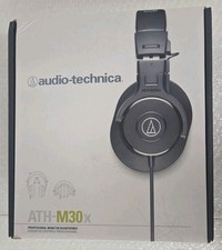 Audio-Technica ATH-M30X Over the Ear Headphone - Black, CLEAN, CIB