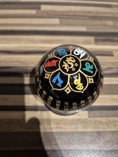 black Obsidian Crystal Heart Sutra of the Perfection of Wisdom Sphere Ball Gift