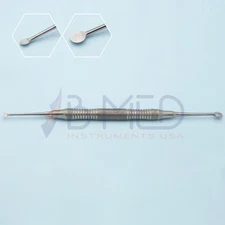 Surgical Bone Curettes Molt 2/4 Periosteal Elevator Sharp Implant Dental B Med