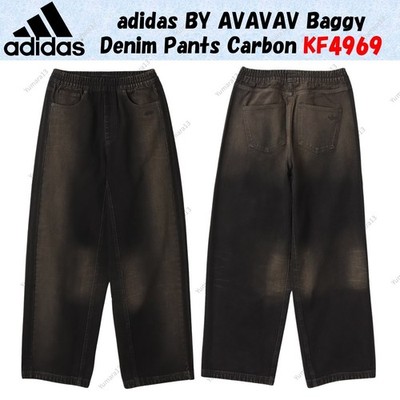 adidas BY AVAVAV Baggy Denim Pants Carbon KF4969 Japan Size