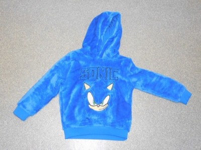 Sonic Kuschelpullover Kapuzenpullover Hoodie Gr. 116 Pullover