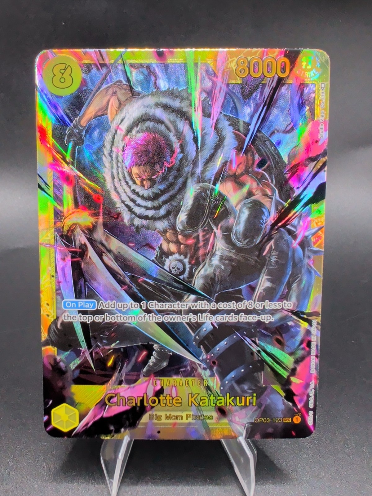 Charlotte Katakuri OP03-123 SEC Pillars Of Strength One Piece TCG NM