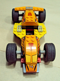 LEGO Racers (4584) -Hot Scorcher -Bricks, Minifig, Manual, no box. Free S/H