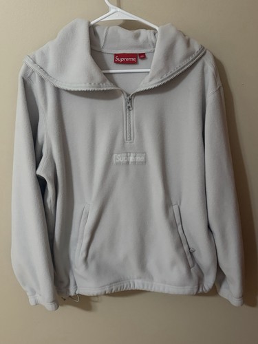 Supreme Polartec Facemask Half Hooded Sweatshirt FW23, Size S - Picture 1 of 9