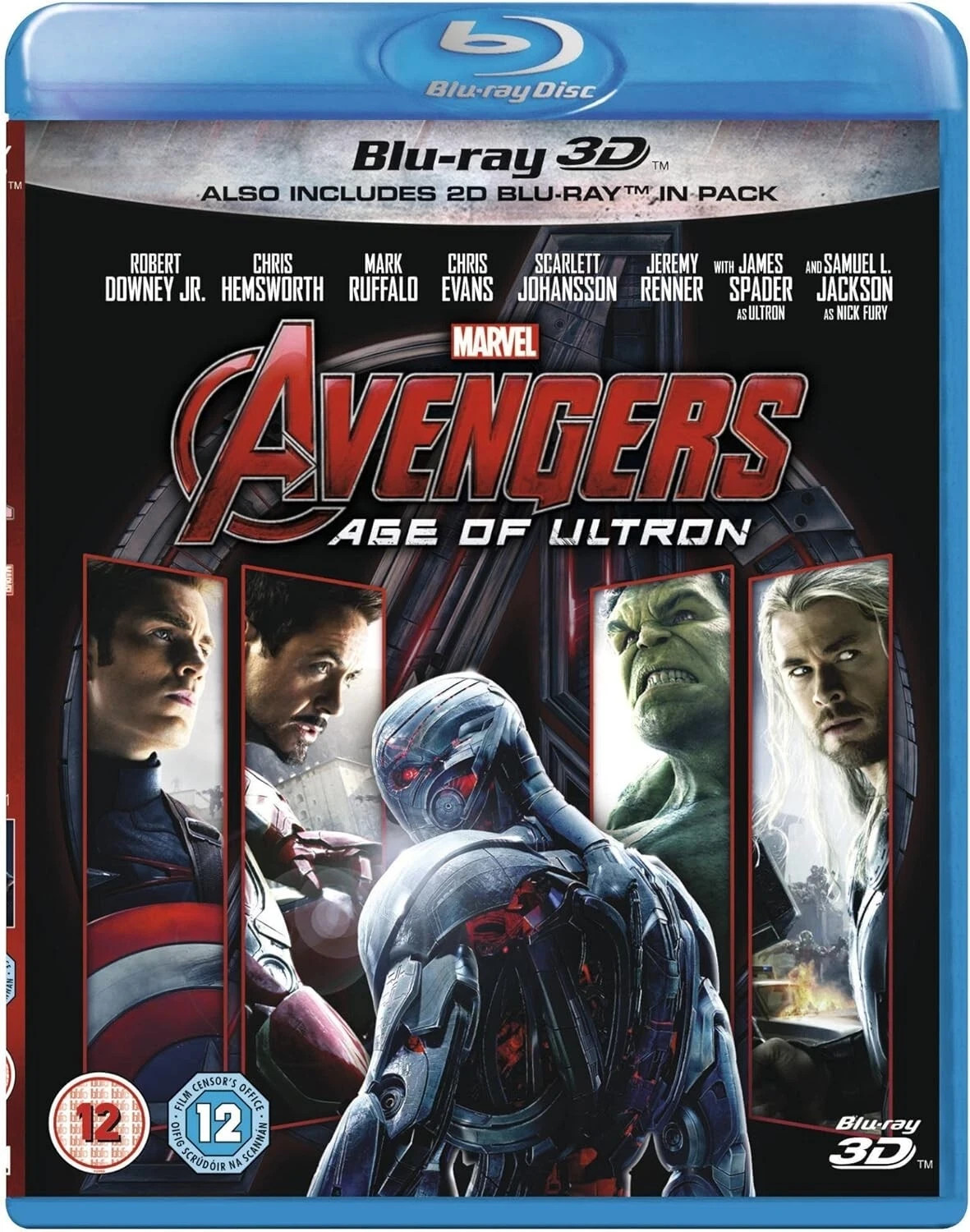 Avengers - Age of Ultron ( Blu-ray 3D + 2D ) Robert Downey Jr, Joss Whedon *NEW*