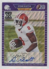 2021 Leaf Pro Set Metal 1989 Purple Wave 22/35 Stevie Scott III #PA-SS3 Auto 4z8