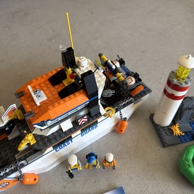 LEGO CITY 60014 Coast Guard Patrol Boat Mostly Complete Instruction Manuals
