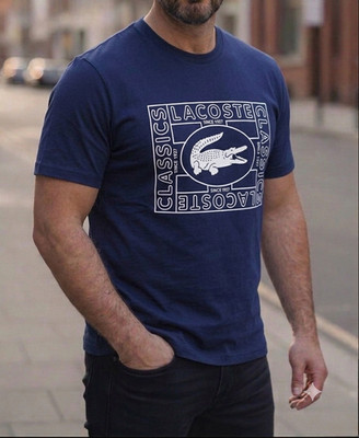 Lacoste Herren T-Shirt Baumwolle Farbe Navy