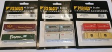 Graham Farish N Various Container Packs X3 New Boxed Sealed