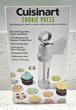 Cuisinart Cookie Press CTG00CP BPA Free 25pc White - New Open Box