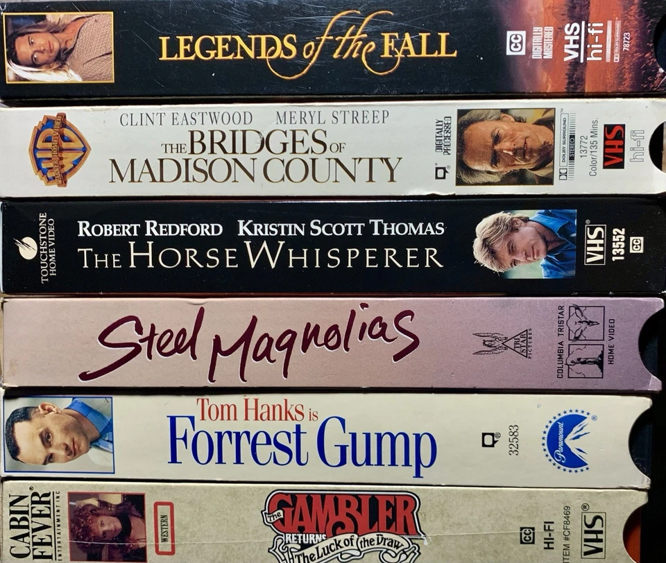 VHS Bundle: Forest Gump, Steel Magnolias, Horse Whisperer, Legends Of Fall, Etc. - Image 2 of 4