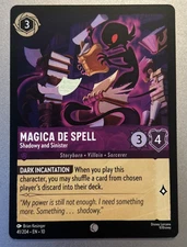 Disney Lorcana Whispers in the Well Magica De Spell-Conniving Sorceress 54/204