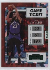 2021-22 Panini Contenders Game Ticket Green Ice Fred VanVleet #11 3gq