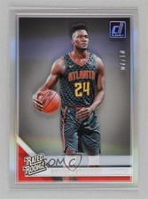 2019 Panini Clearly Donruss Rated Rookie Holo Silver 7/10 Bruno Fernando #82 x3x