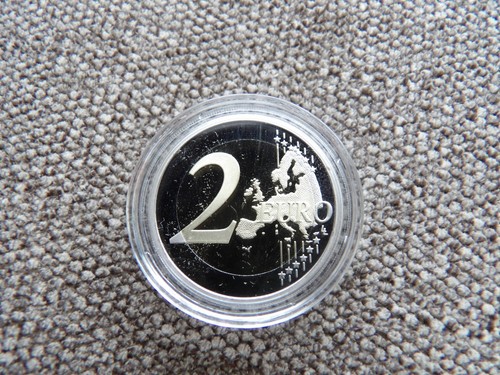 Italy 2025 proof coin 2 euro Amerigo Vespucci School Ship 2023-2025 World Tour - Picture 6 of 10