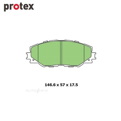 Front Brake Pad Set FOR JMC Vigus Toyota Corolla Prius RAV4 ACA38R 03-On DB1801