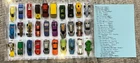 Lot Of 30 Vintage Hot Wheels Cars ￼ Johnny lightning 1974- 1990 In Magnetic Case