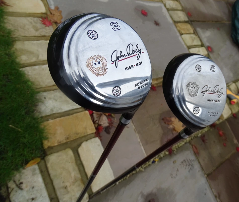 2 JOHN DALY HIGH MOI 3+5 WOODS  GRAPHITE REG FLEX - Image 2 of 4